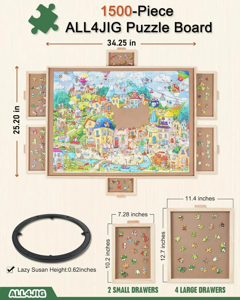 1500 Piece Puzzle Board
