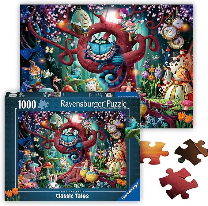 Ravensburger puzzle setup